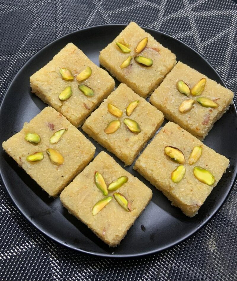 Mawa Coconut Barfi