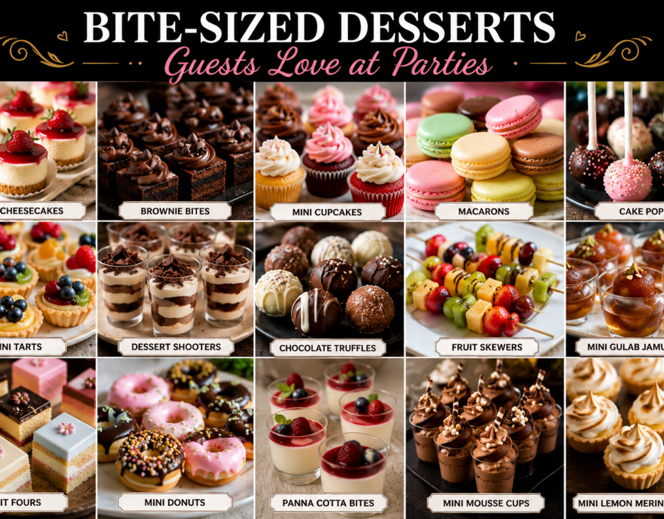 Bite-Sized Desserts Guests Love at Parties